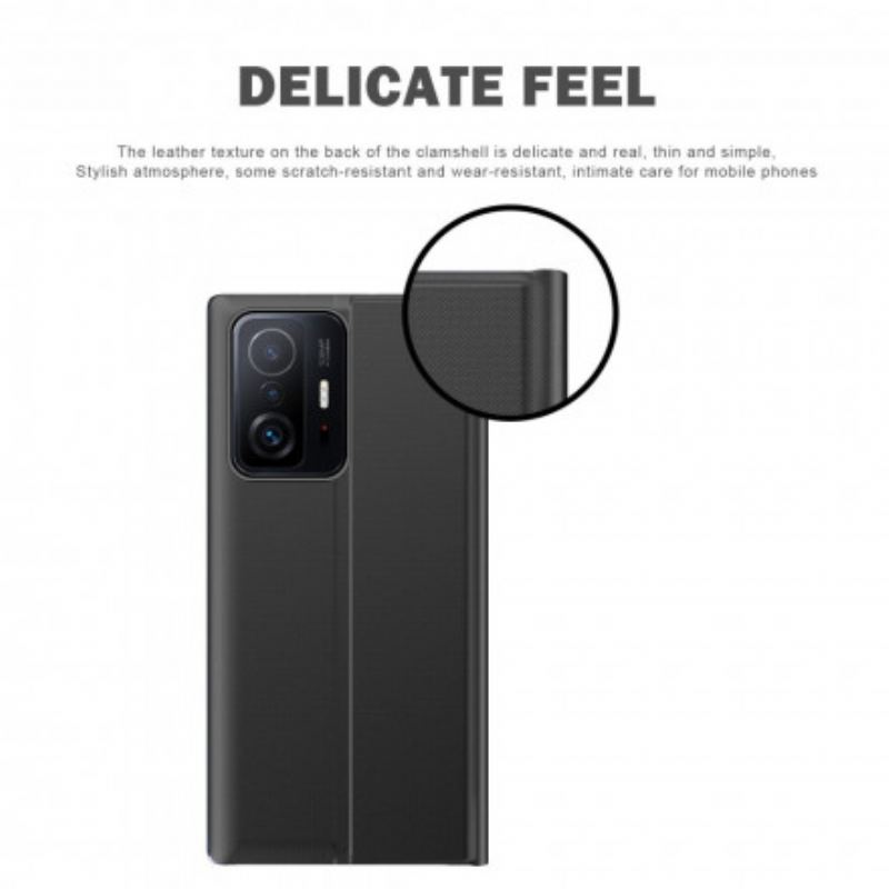 Cover Xiaomi 11T / 11T Pro Tekstureret Kunstlæder