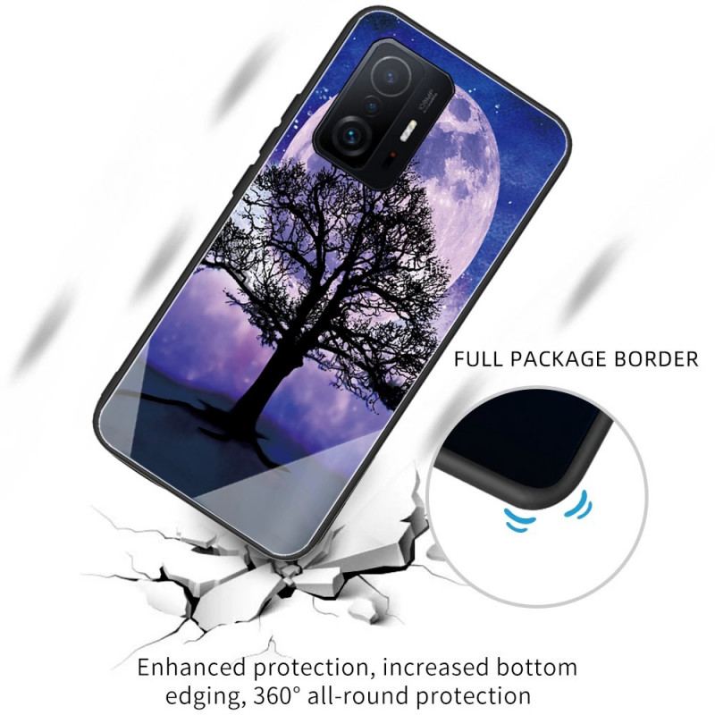 Cover Xiaomi 11T / 11T Pro World Tree Hærdet Glas