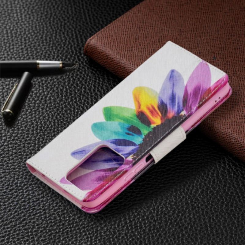 Flip Cover Xiaomi 11T / 11T Pro Akvarel Blomst