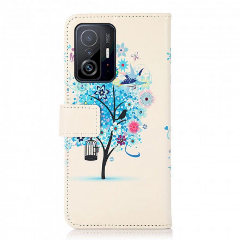 Flip Cover Xiaomi 11T / 11T Pro Blomstrende Træ