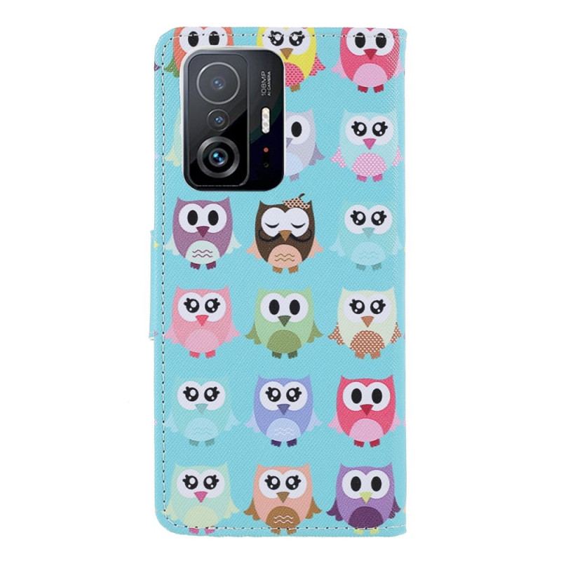 Flip Cover Xiaomi 11T / 11T Pro Flere Ugler