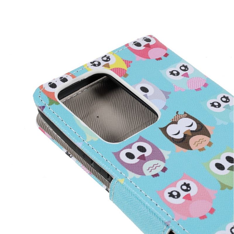 Flip Cover Xiaomi 11T / 11T Pro Flere Ugler