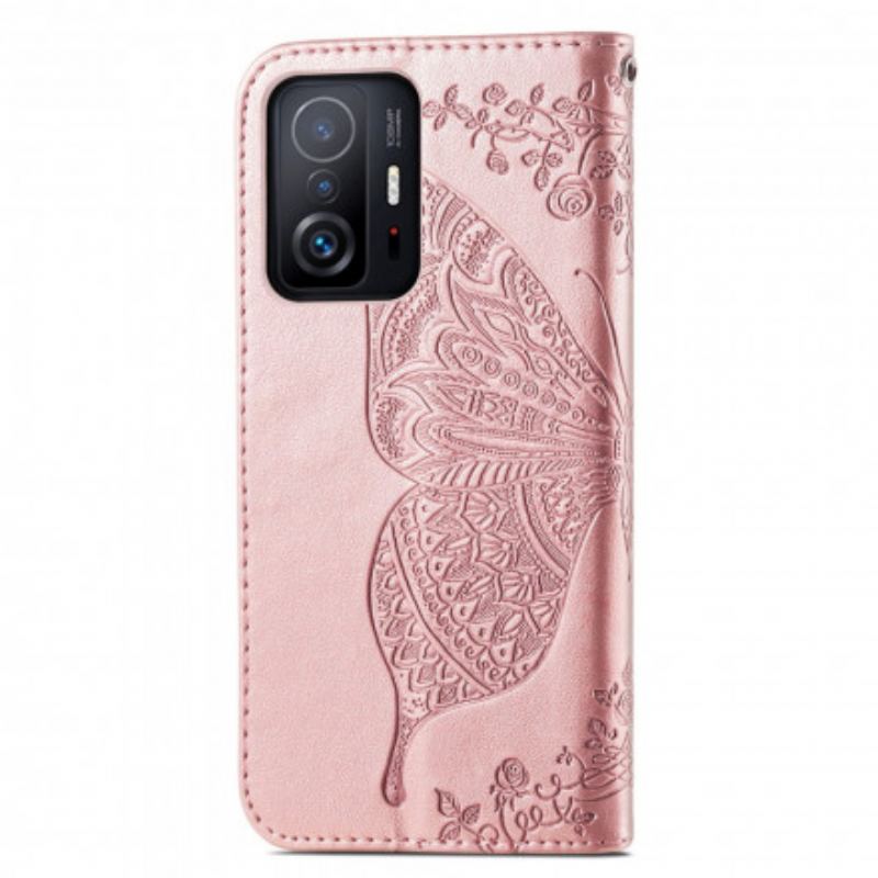 Flip Cover Xiaomi 11T / 11T Pro Halve Sommerfugle