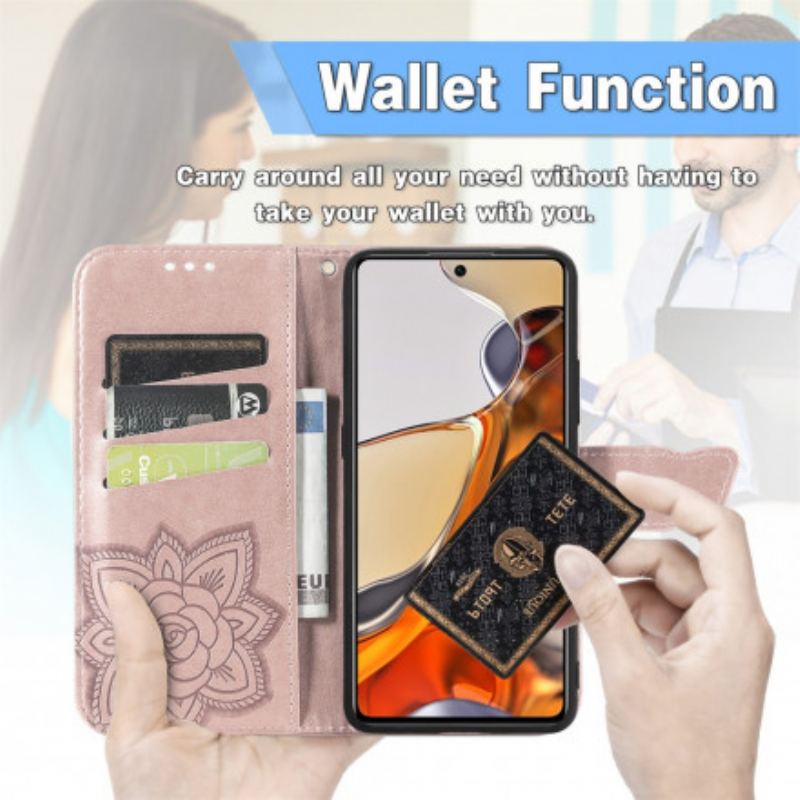 Flip Cover Xiaomi 11T / 11T Pro Halve Sommerfugle