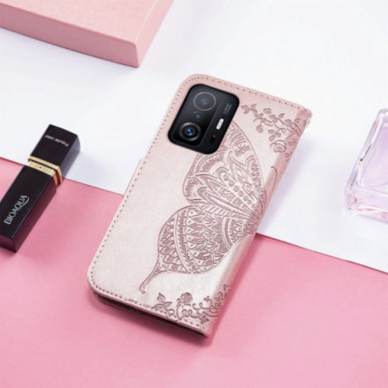 Flip Cover Xiaomi 11T / 11T Pro Halve Sommerfugle