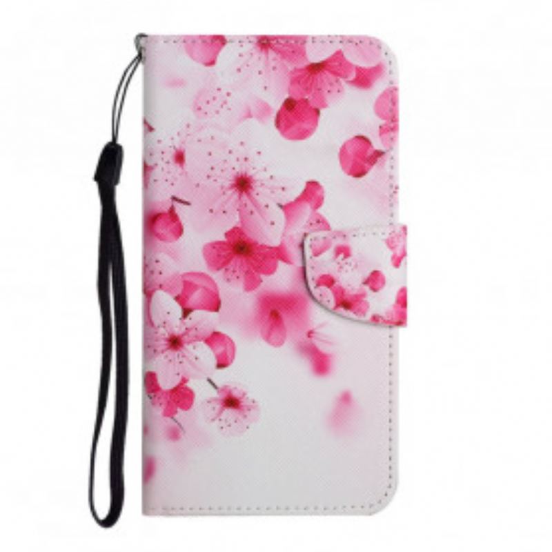 Flip Cover Xiaomi 11T / 11T Pro Lyserøde Blomster