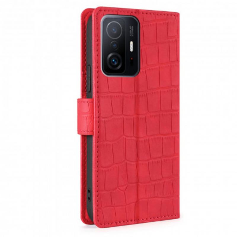 Flip Cover Xiaomi 11T / 11T Pro Skin-touch Krokodille