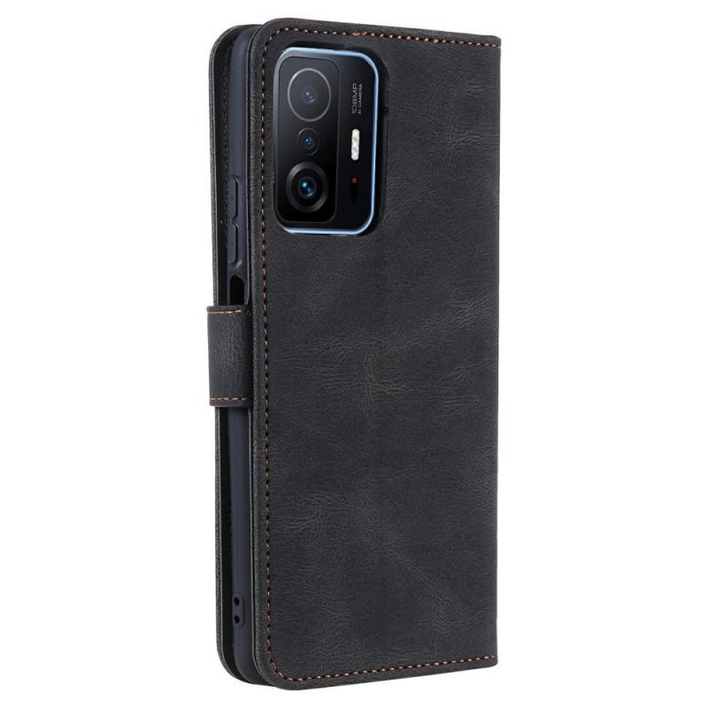 Flip Cover Xiaomi 11T / 11T Pro Skin-touch-sømme