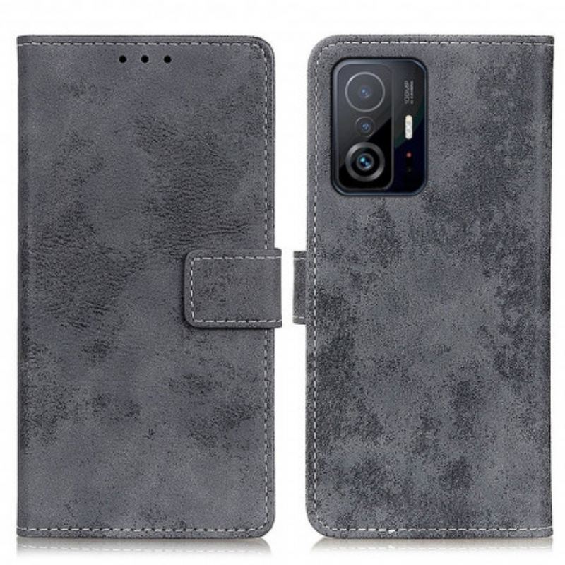 Flip Cover Xiaomi 11T / 11T Pro Vintage Kunstlæder