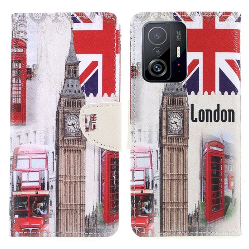 Læder Cover Xiaomi 11T / 11T Pro London Liv