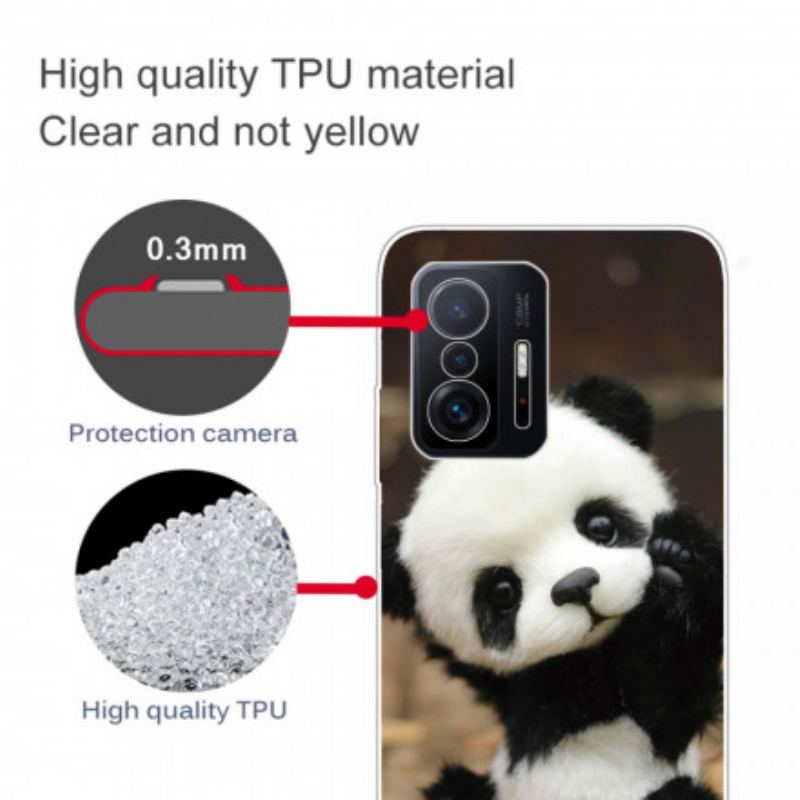 Mobilcover Xiaomi 11T / 11T Pro Fleksibel Panda