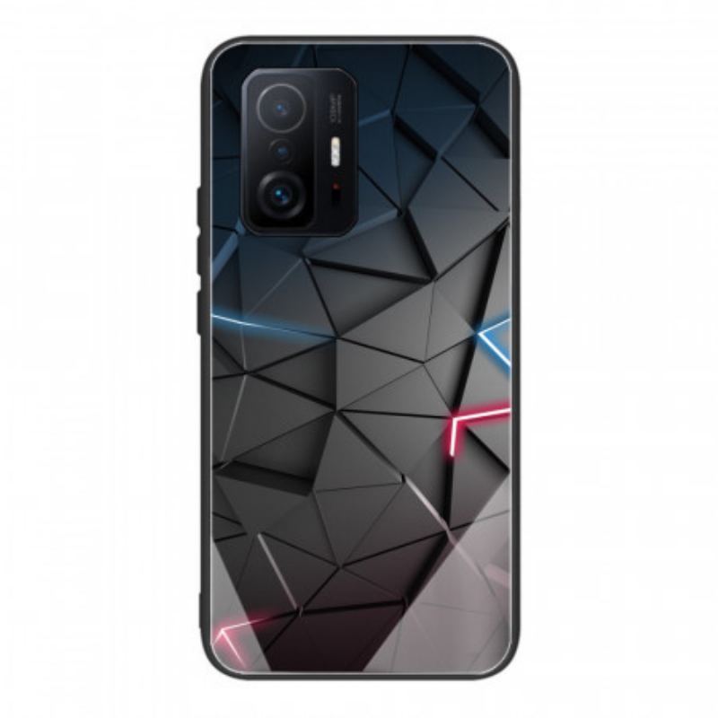 Mobilcover Xiaomi 11T / 11T Pro Hærdet Glas Geometri