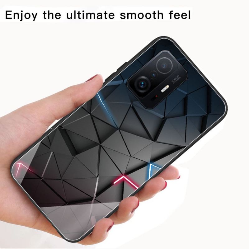 Mobilcover Xiaomi 11T / 11T Pro Hærdet Glas Geometri