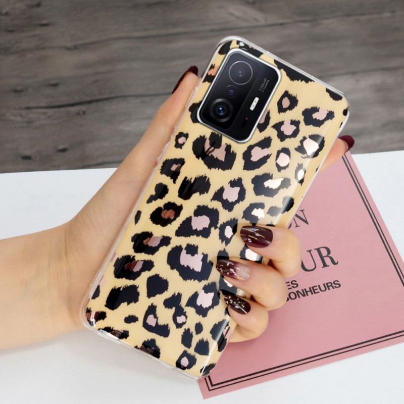 Mobilcover Xiaomi 11T / 11T Pro Leopard Stil Marmor