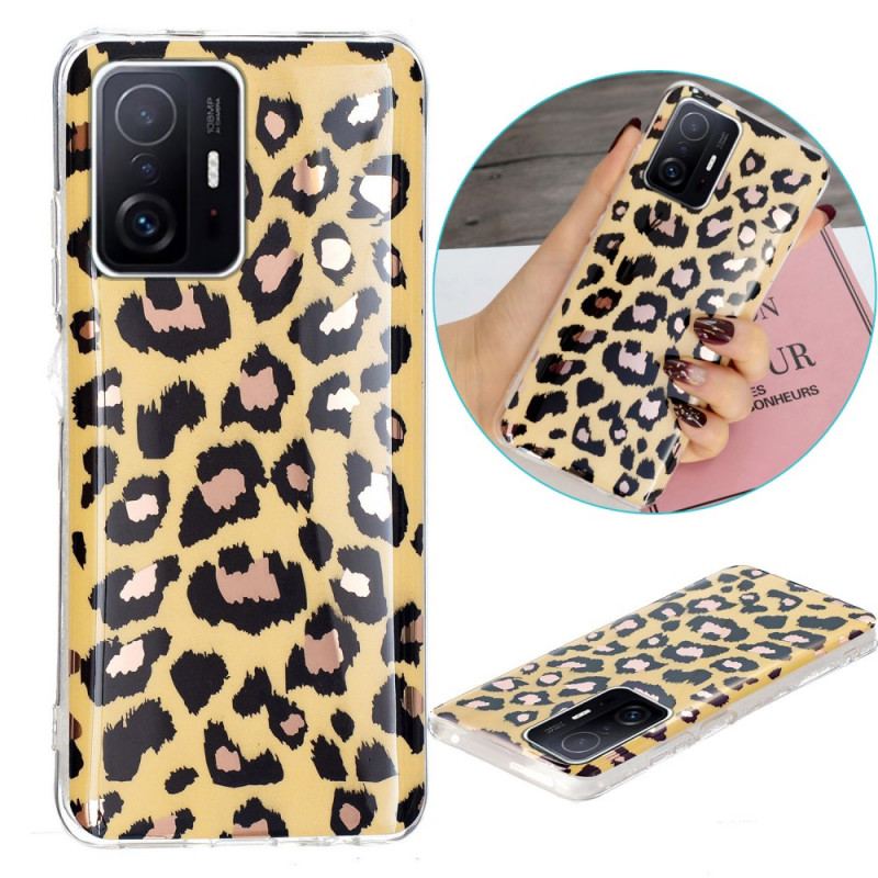 Mobilcover Xiaomi 11T / 11T Pro Leopard Stil Marmor