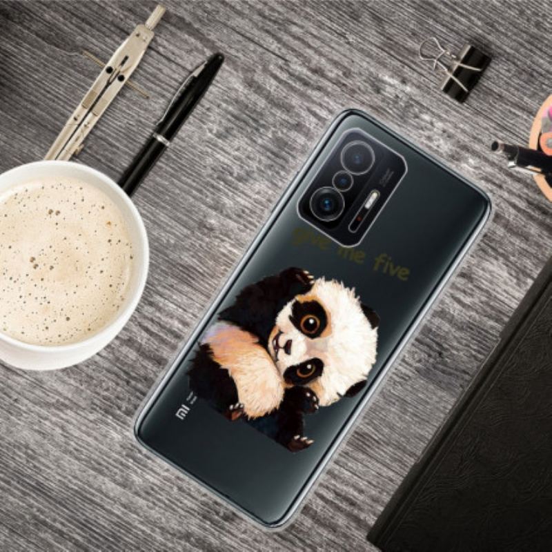 Mobilcover Xiaomi 11T / 11T Pro Sømløs Panda Giv Me Five