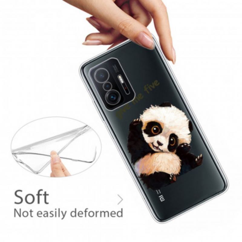 Mobilcover Xiaomi 11T / 11T Pro Sømløs Panda Giv Me Five