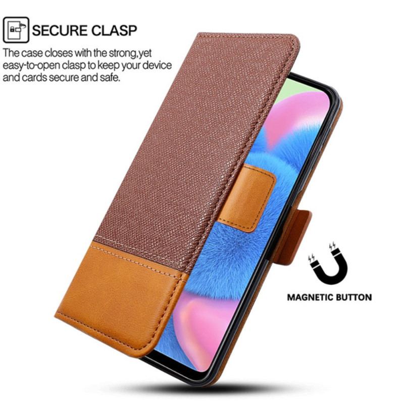 Flip Cover Motorola Edge 50 Bi-tekstur