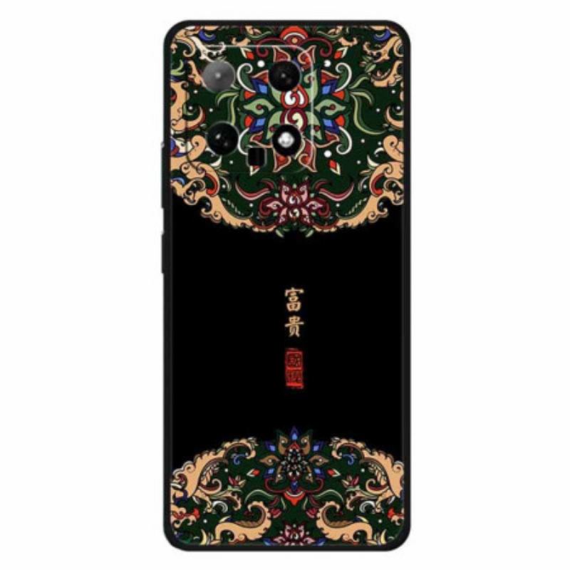 Cover Xiaomi 14 Telefon Etui Asiatiske Mønstre