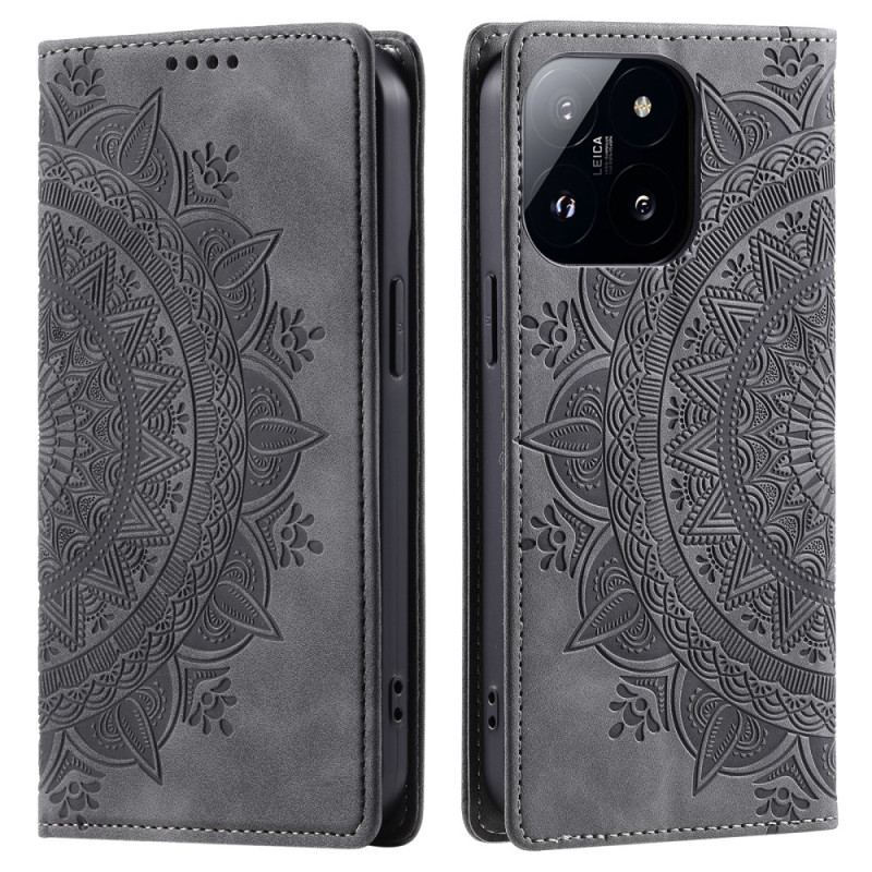 Flip Cover Xiaomi 14 Mandala Ruskindseffekt