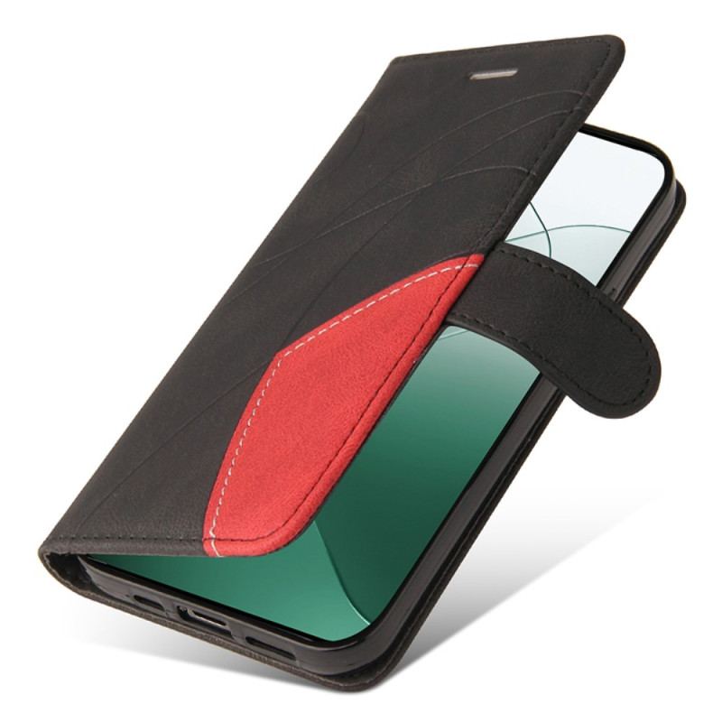 Flip Cover Xiaomi 14 To-tone Linjer