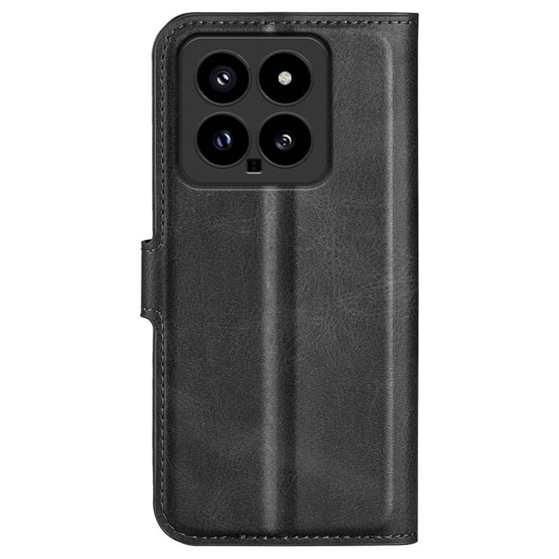 Læder Cover Xiaomi 14 Telefon Etui Kalvetekstur