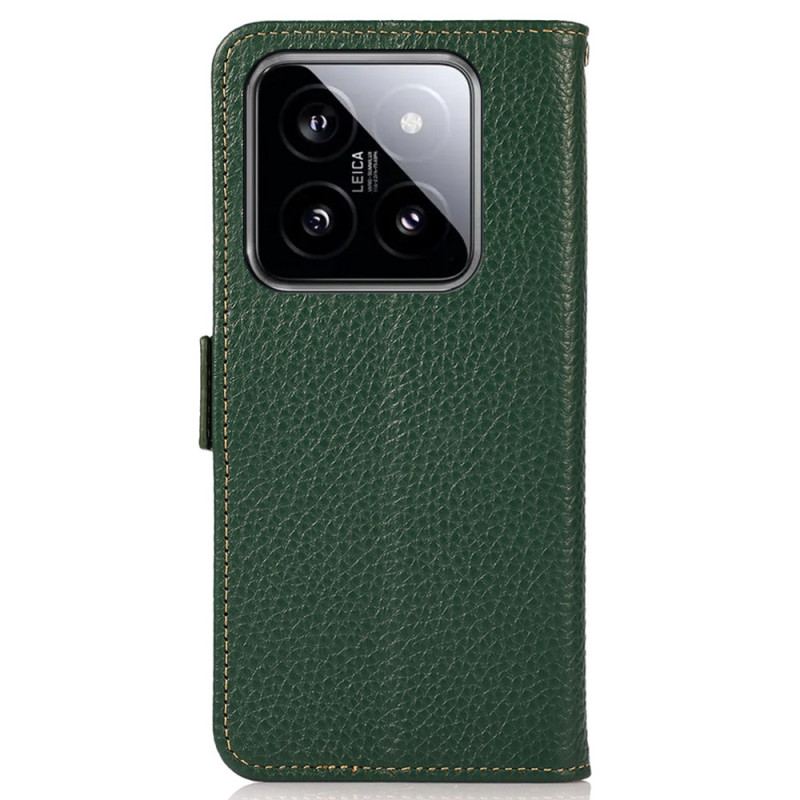 Læder Cover Xiaomi 14 Telefon Etui Khazneh Læder