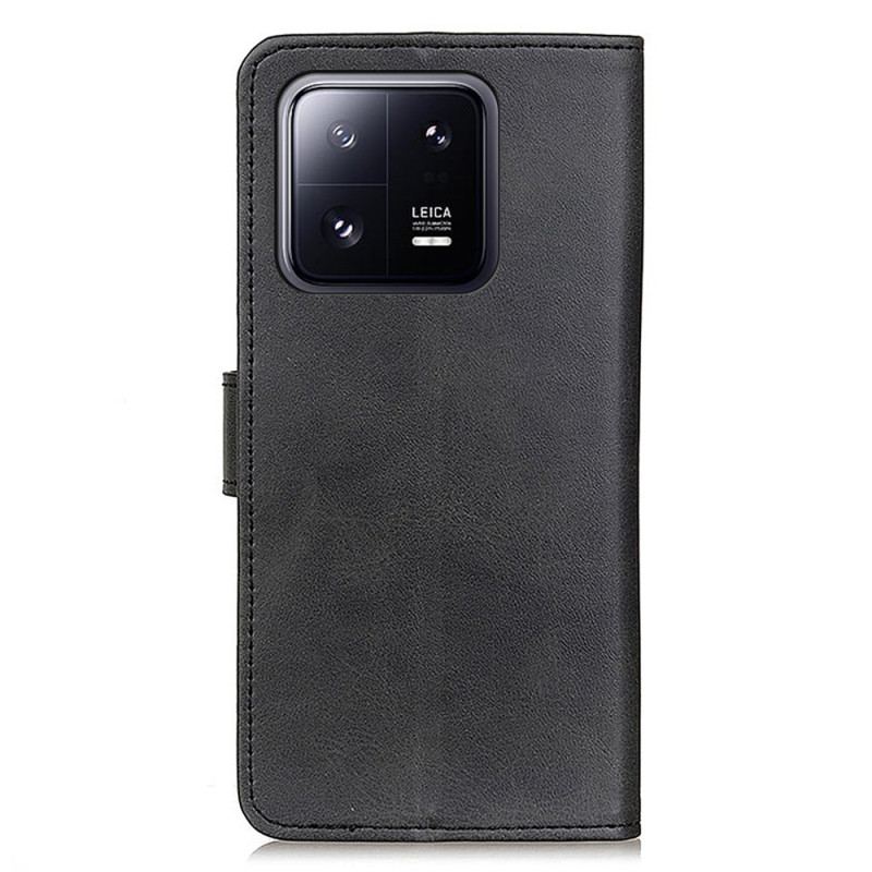 Læder Cover Xiaomi 14 Telefon Etui Mat Kunstlæder