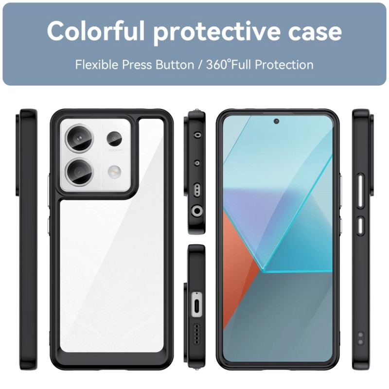 Cover Til Xiaomi Redmi Note 13 Pro 5g Hybridfarvede Kanter