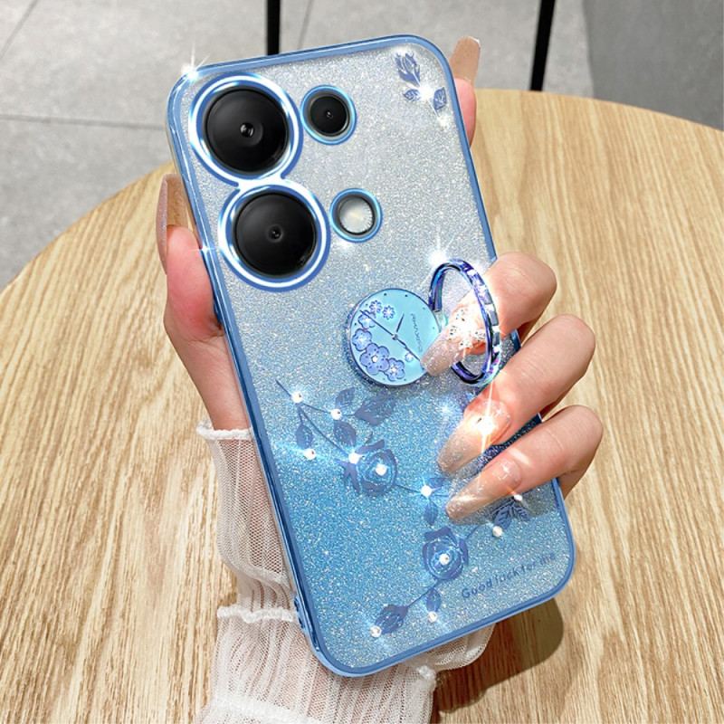 Cover Xiaomi Redmi Note 13 Pro 5g Glitter Og Rhinsten Ring-holder