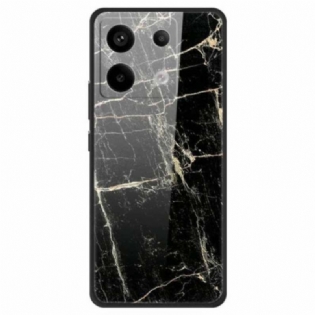 Cover Xiaomi Redmi Note 13 Pro 5g Platin Black Grain Hærdet Glas