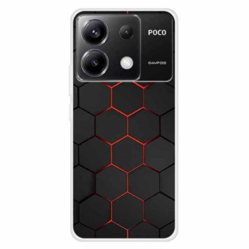 Cover Xiaomi Redmi Note 13 Pro 5g Rød Honeycomb