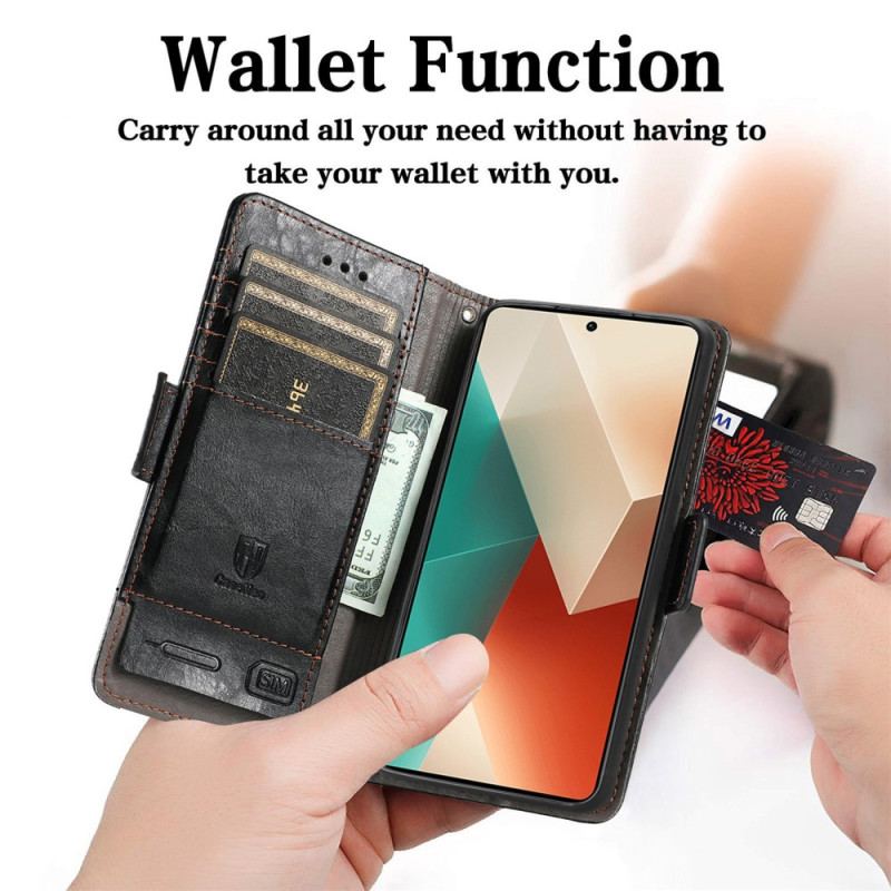 Flip Cover Til Xiaomi Redmi Note 13 Pro 5g Caseneo Rfid Blocking Wallet