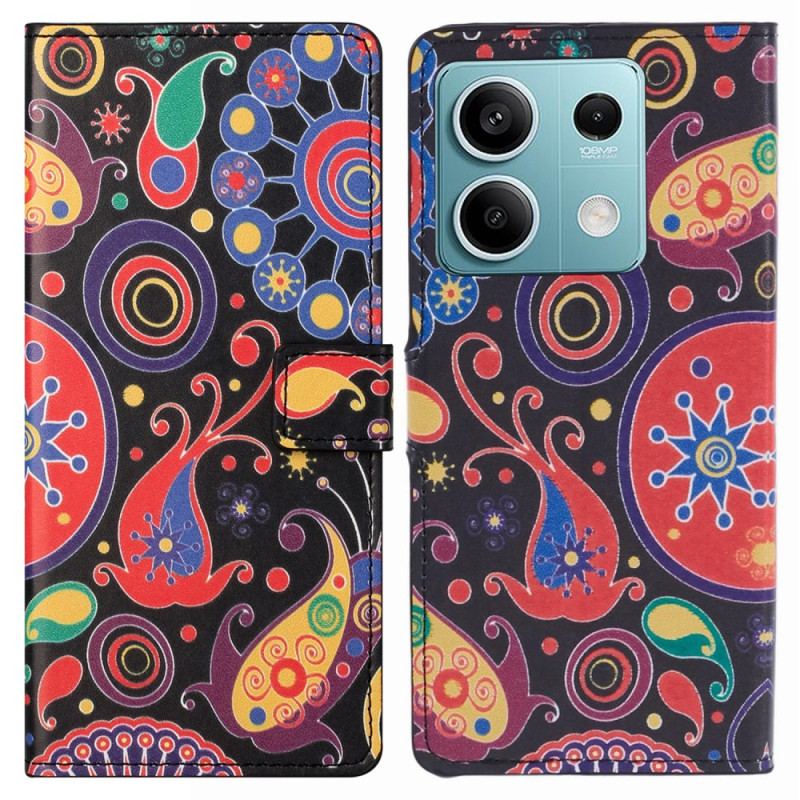 Flip Cover Xiaomi Redmi Note 13 Pro 5g Galaxy Mønster