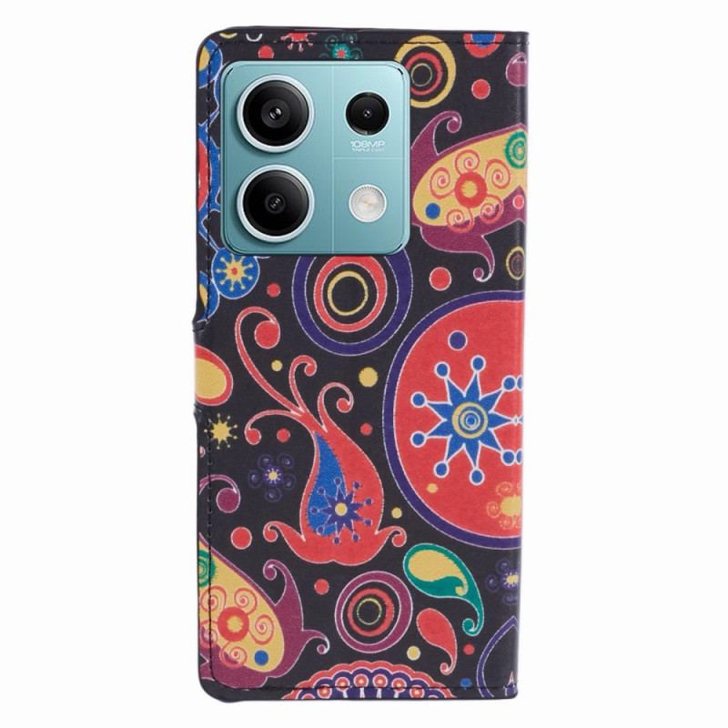 Flip Cover Xiaomi Redmi Note 13 Pro 5g Galaxy Mønster