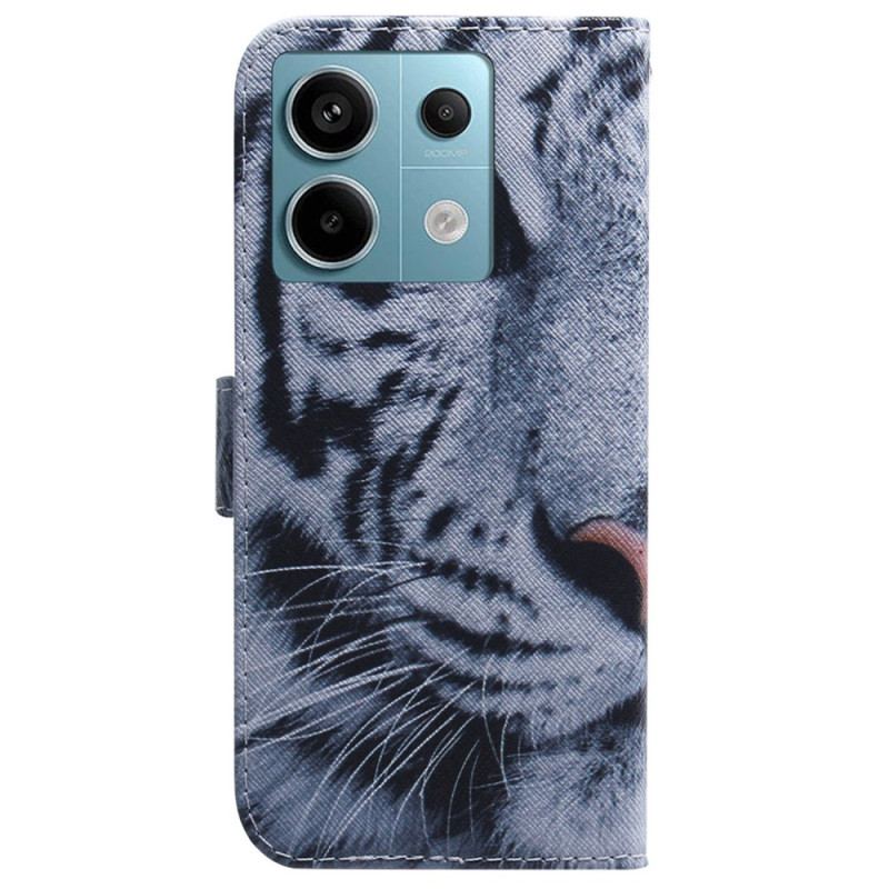 Flip Cover Xiaomi Redmi Note 13 Pro 5g Hvid Tiger