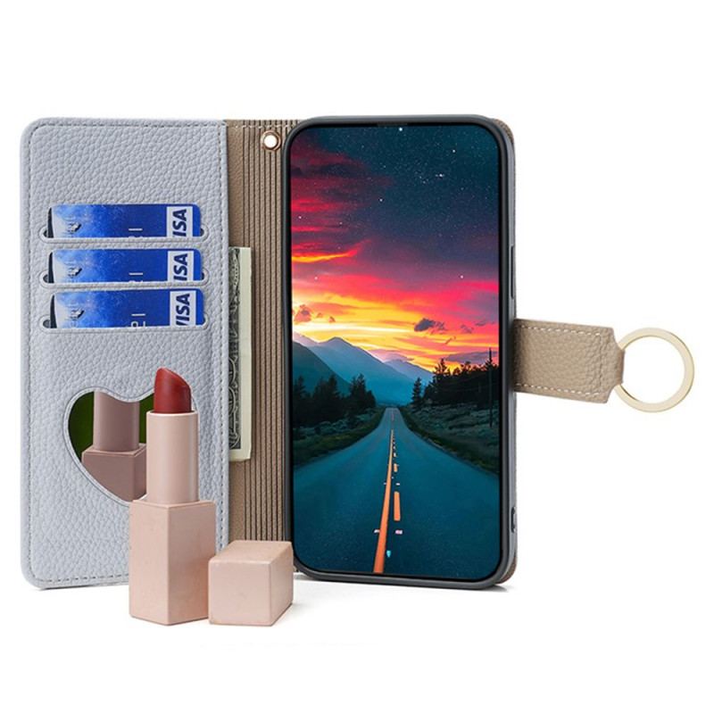 Flip Cover Xiaomi Redmi Note 13 Pro 5g Spejl Og Skulderrem