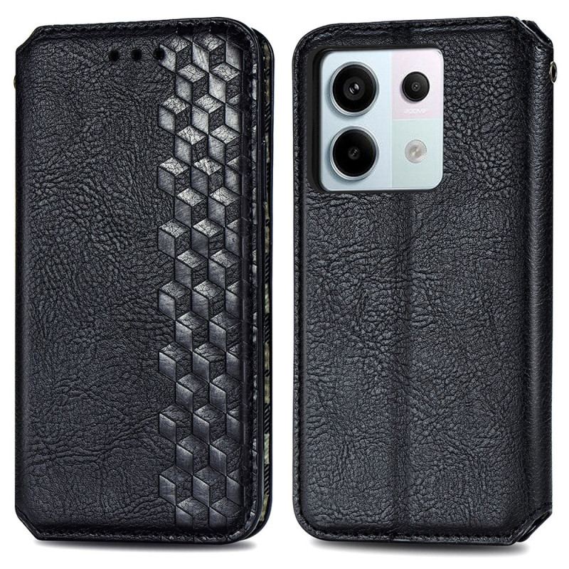 Flip Cover Xiaomi Redmi Note 13 Pro 5g Vintage 3d Diamanter