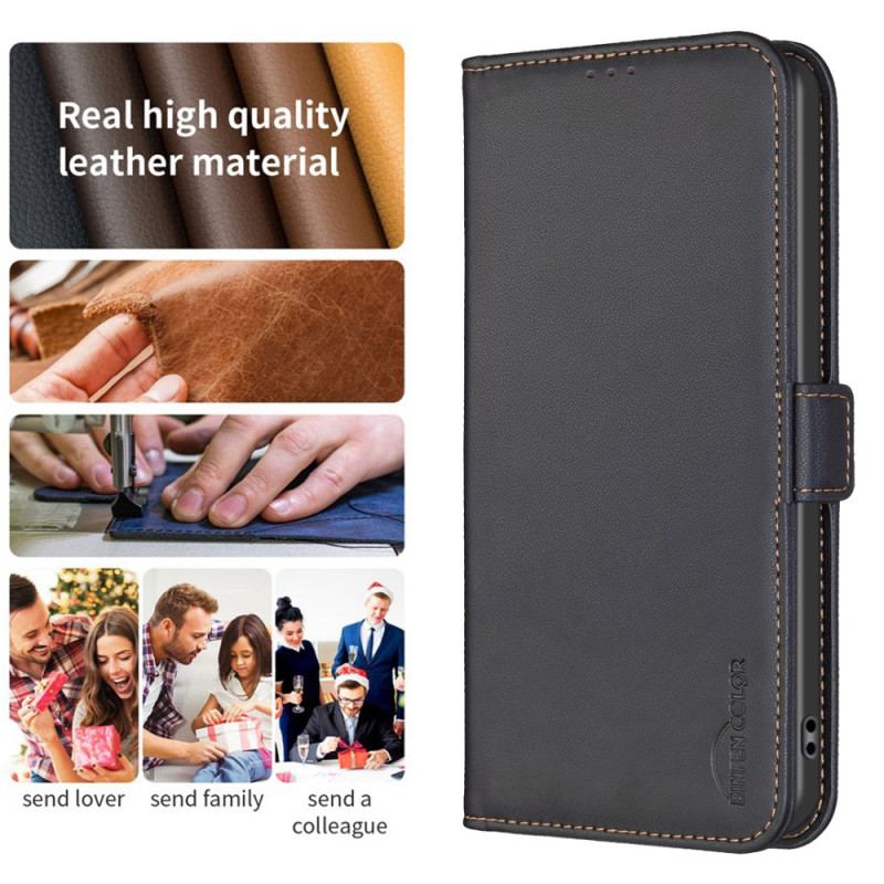 Læder Cover Xiaomi Redmi Note 13 Pro 5g Telefon Etui Binfen Farve