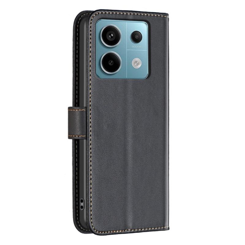 Læder Cover Xiaomi Redmi Note 13 Pro 5g Telefon Etui Klassisk Binfen Farve