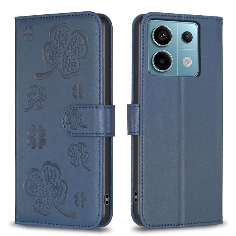 Læder Cover Xiaomi Redmi Note 13 Pro 5g Telefon Etui Kløver