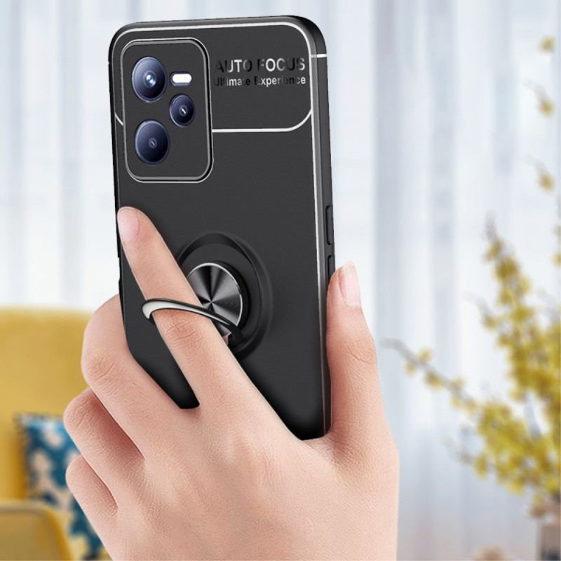 Cover Realme C35 Auto Focus Fleksibel Silikone Med Metalring