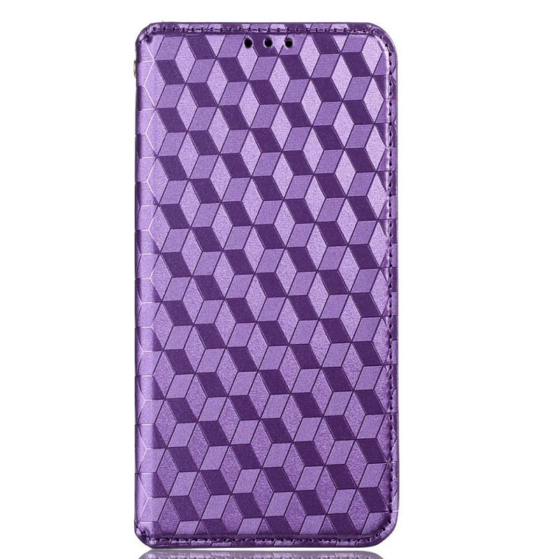 Cover Realme C35 Flip Cover Diamanter Og Terninger