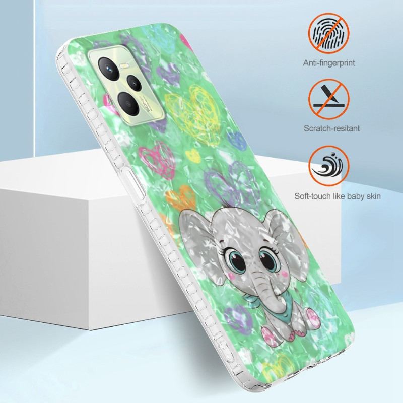 Cover Realme C35 Stilfuld Elefant