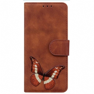 Flip Cover Realme C35 Skin-touch Butterfly