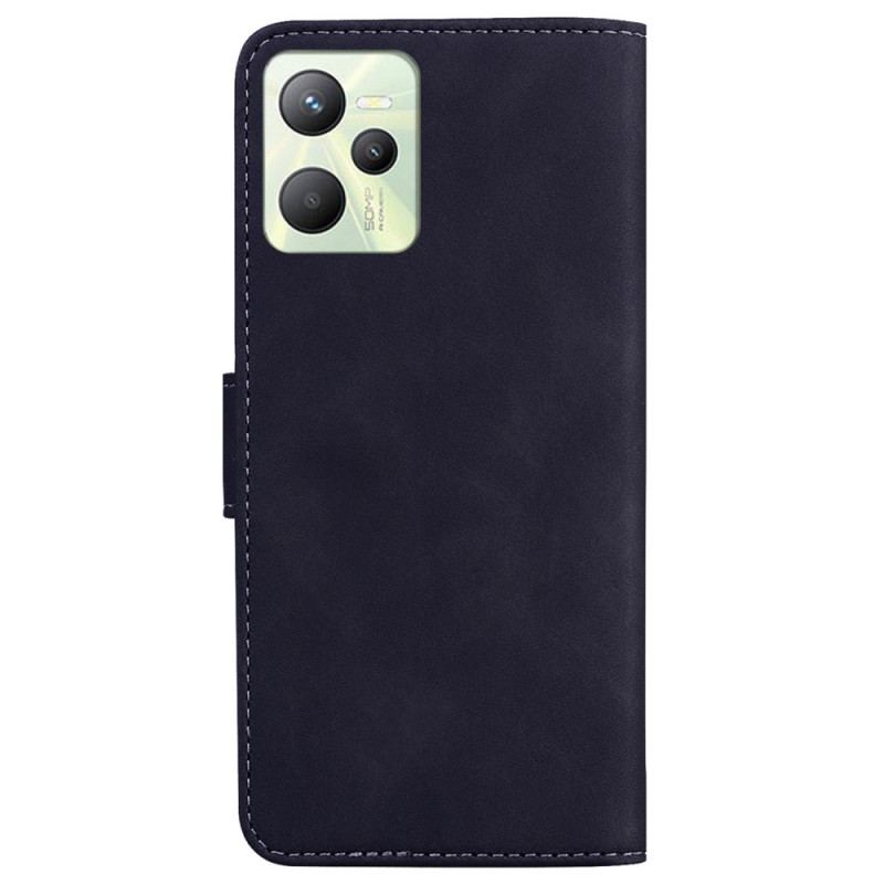 Flip Cover Realme C35 Skin-touch Butterfly