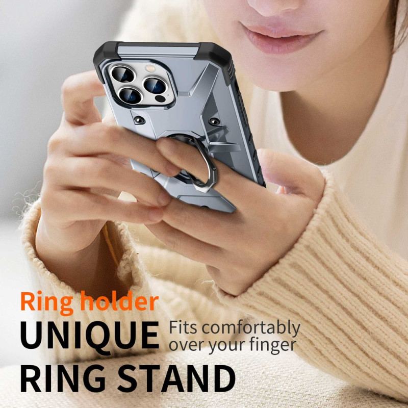 Cover iPhone 14 Pro Beskyttelsessæt Ring-support Optimal Beskyttelse