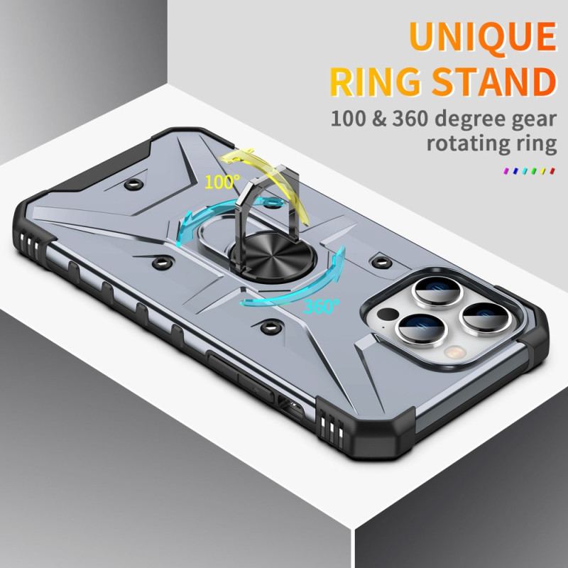 Cover iPhone 14 Pro Beskyttelsessæt Ring-support Optimal Beskyttelse