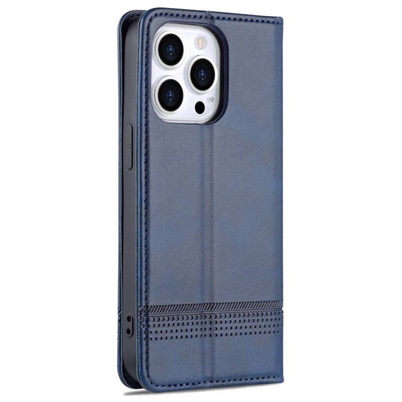 Cover iPhone 14 Pro Flip Cover Azns Læderstyling