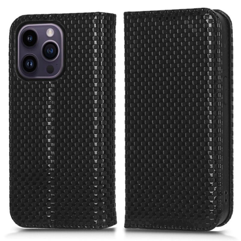 Cover iPhone 14 Pro Flip Cover Tekstureret